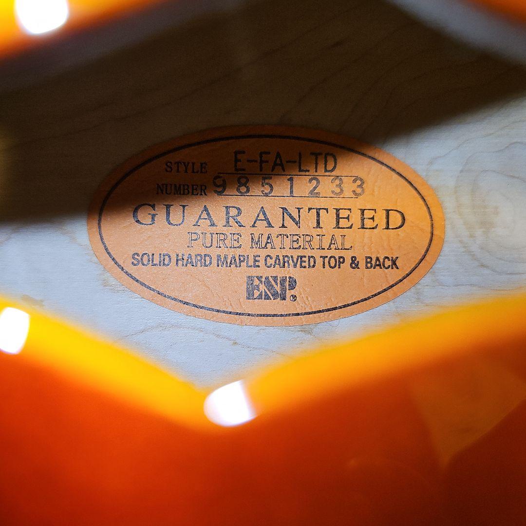 ギター EDWARDS E-FA-LTD Sunburst SB