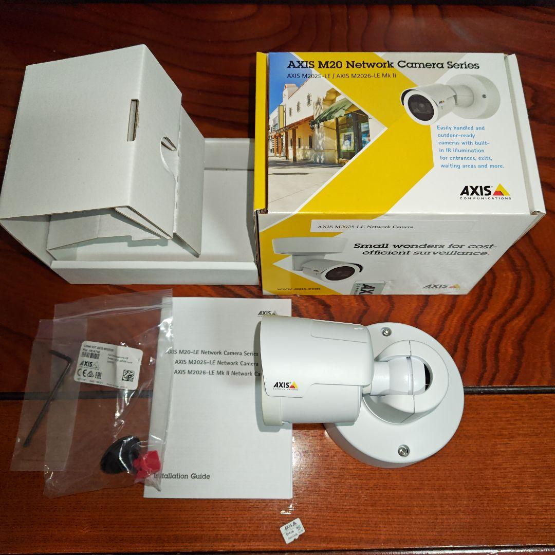 AXIS M2025-LE ネットワークカメラ+64GBmicroSD