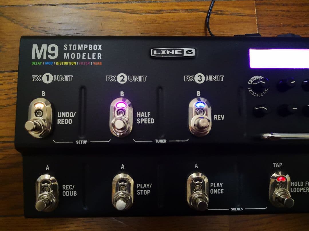 Line6 M9 フットスイッチ交換済み！