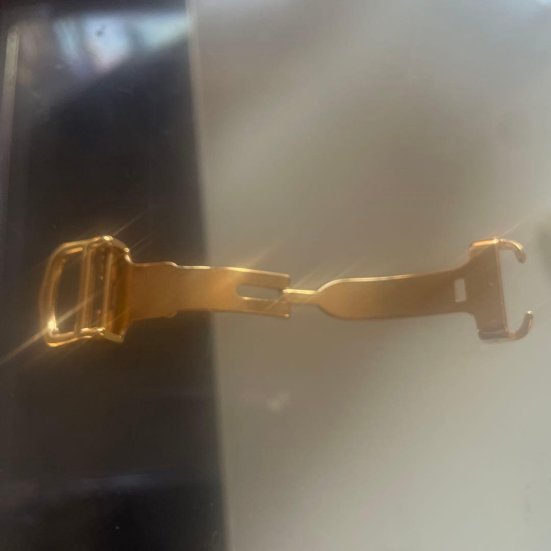 Cartier カルティエDバックル正規品　純正14mm ゴールド