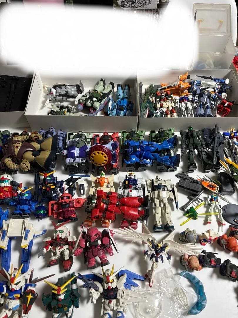 ガンプラ MG HG SD 完成品 組み立て済み 大量セット フィギュア