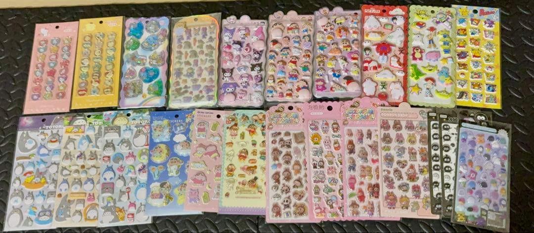 まとめ売り 79枚　ボンボンドロップシール プチドロップシール帳完成品バインダー