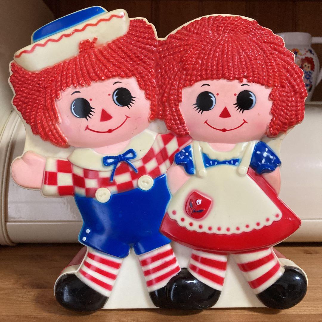 希少　激レア　ラガディ　めちゃくちゃ可愛いアンとアンディ　バンク　貯金箱