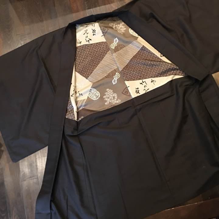 絹 紳士 羽織★古民家 七宝 骨董 粋 レトロ アンティーク 風雅 風流 風情