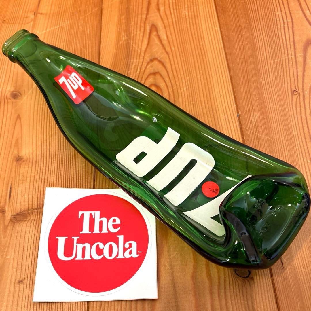1969年　セブンアップ　ボトル　灰皿　トレー　ステッカー　セット