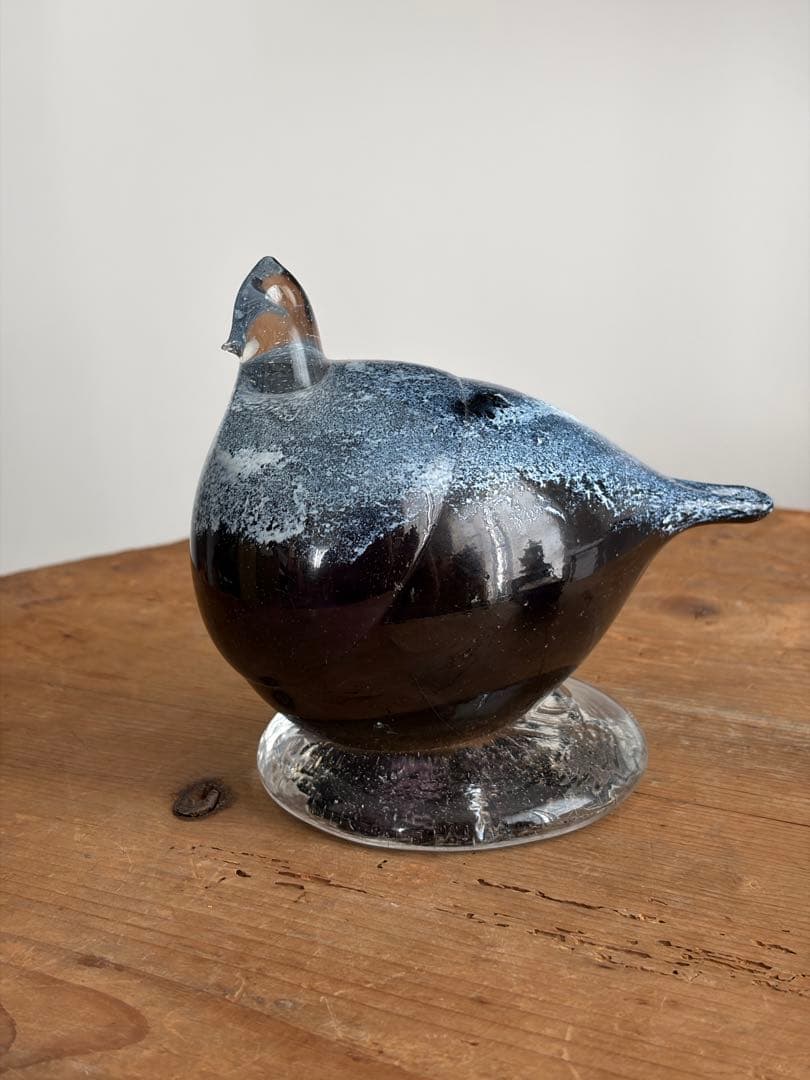 スウェーデン製 Haparanda Glasbruk ガラスの鳥 オイバトイッカ