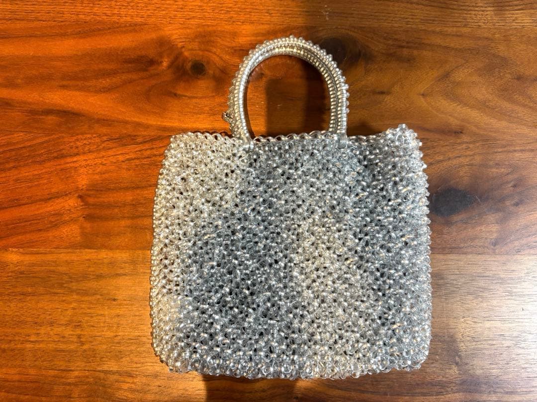 アンテプリマ　ワイヤーバッグ　ミニアトゥーラ　シルバー