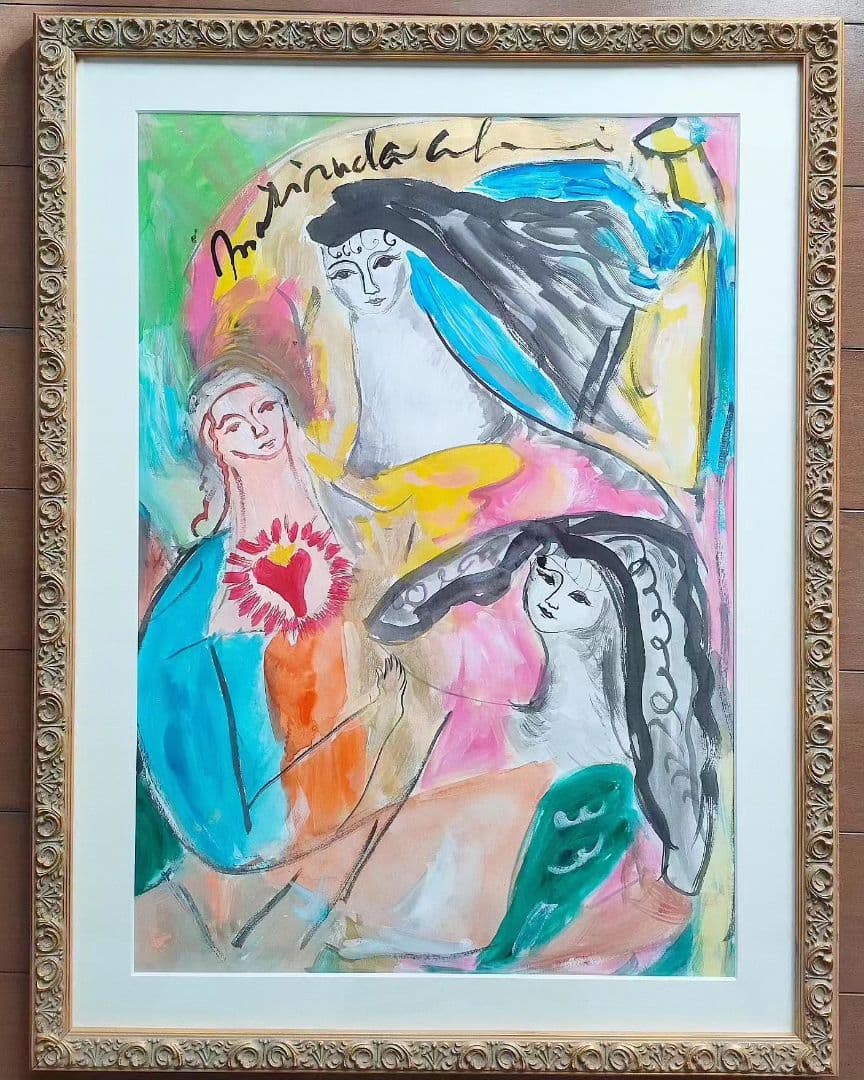 〚原画〛Love painting（水彩画、アクリル絵画、絵画、ドローイング）