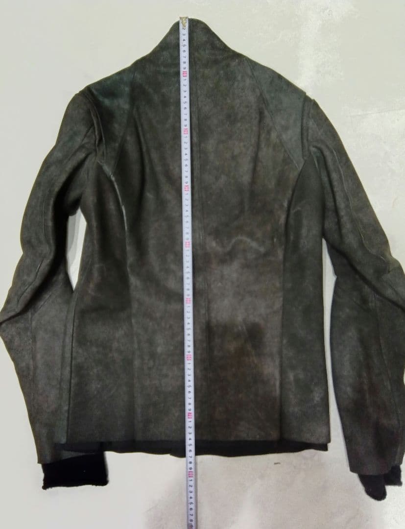 DEVOA レザージャケット ユリウス　ヴィリジアン d.hygen guidi