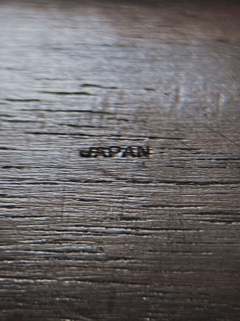 神具美術 希少 時代 小型 太鼓バチ 曲型 黒檀バチ