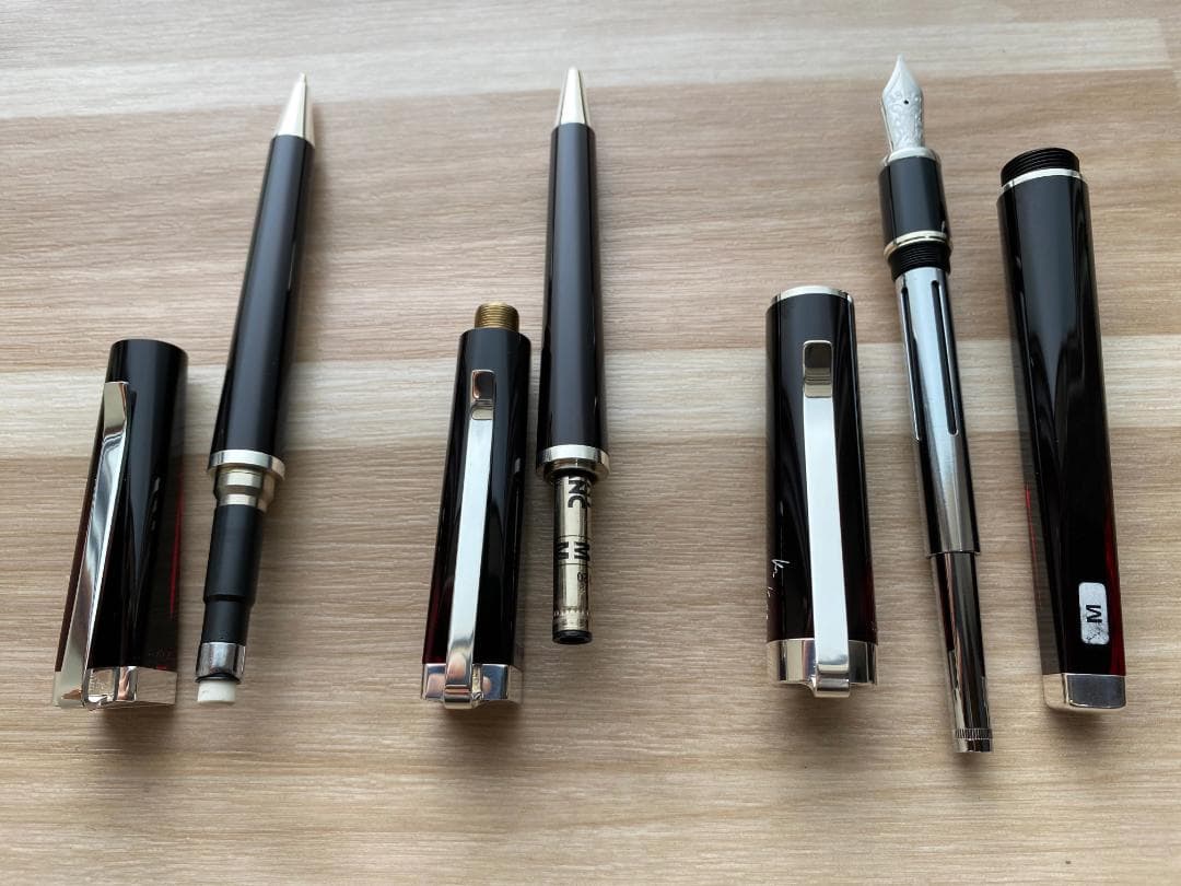 超美品　3本セット モンブラン 作家シリーズ　フランツ・カフカ　925シルバー