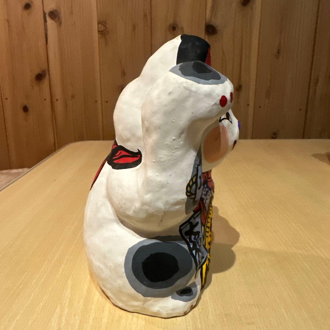 招き猫　春日部張子　五十嵐健二作