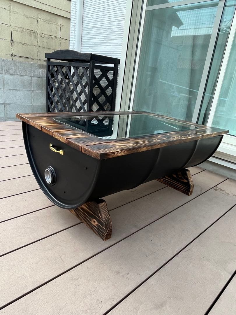 Q　ドラム缶テーブル　高さ10cm追加