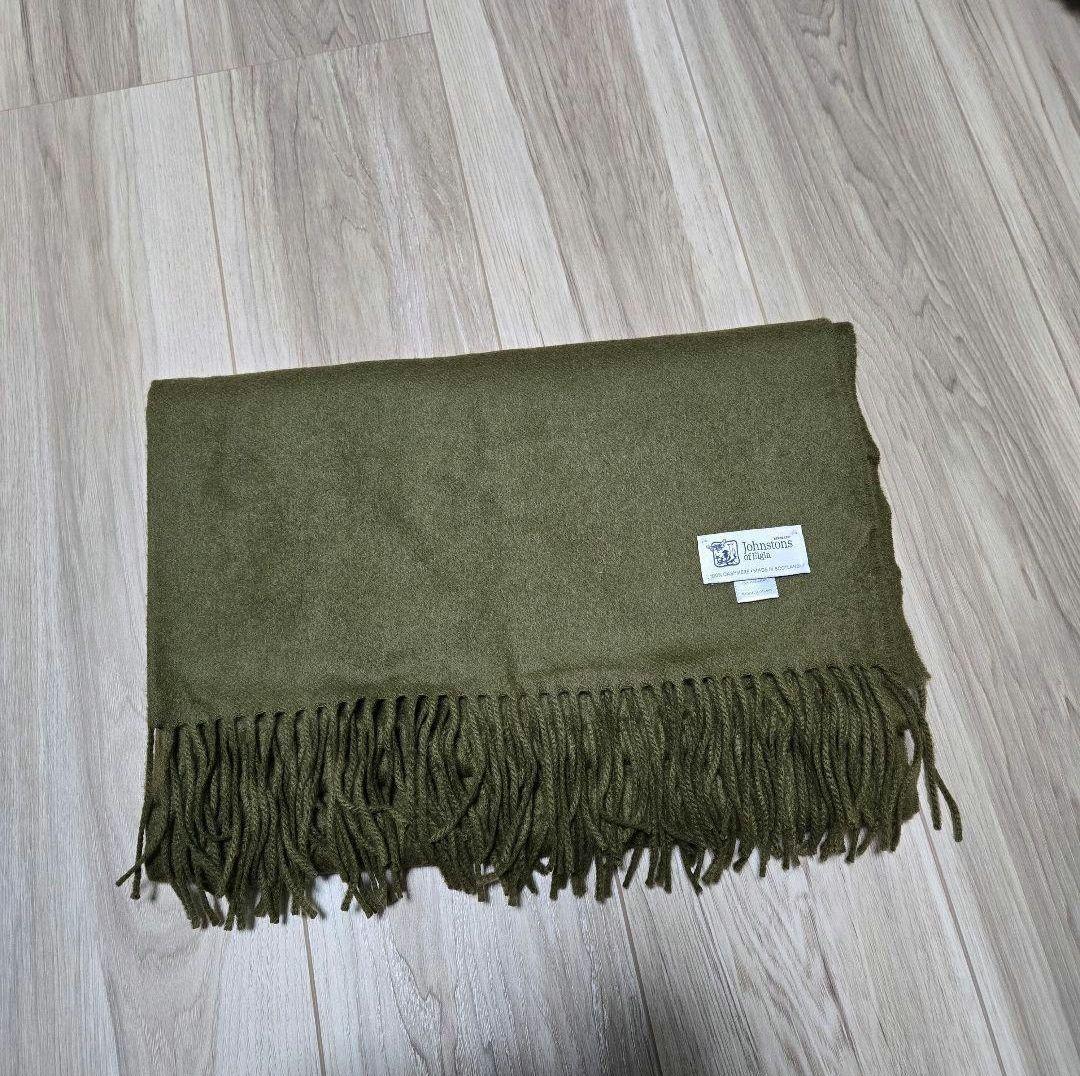 ジョンストンズ　マフラー カシミヤ 大判 ストール