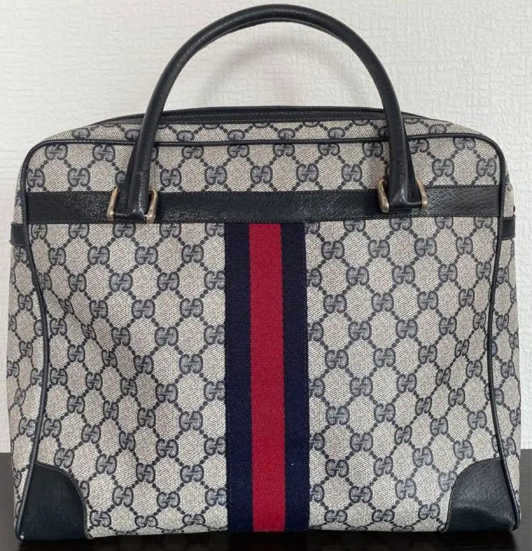 【GUCCI】トートバッグ 大きめ シェリーライン オールドグッチ