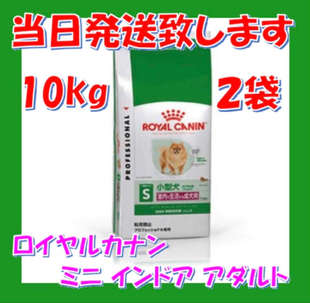 ロイヤルカナン　ミニ　インドア　アダルト　10kg入　2袋