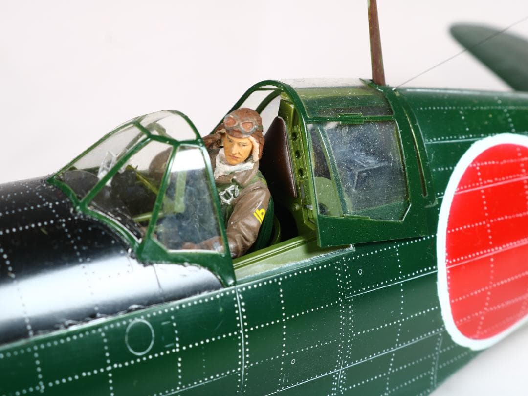 ハセガワ　1/32スケール　雷電　二一型　完成品