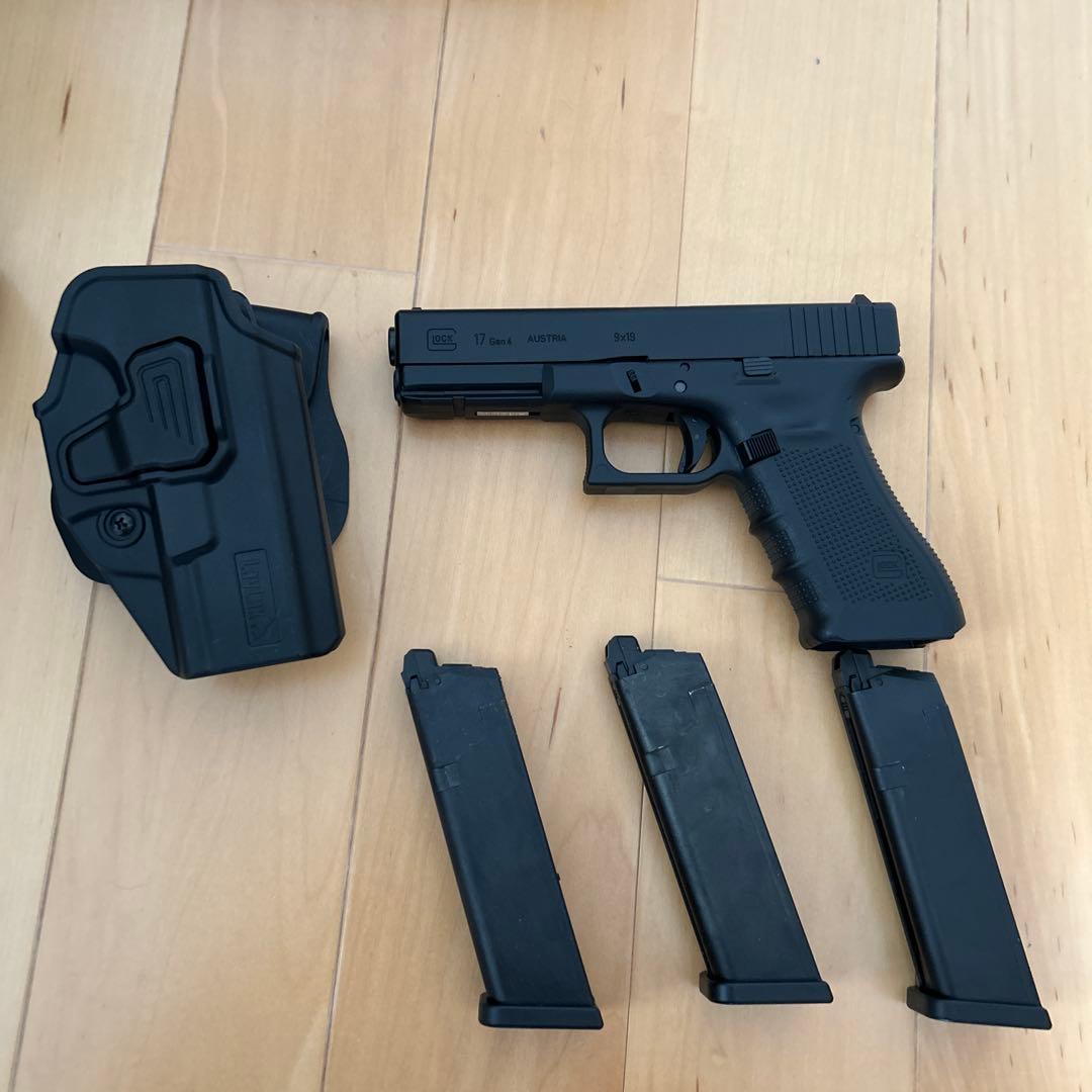 グロック17 gen4 ハンドガン マガジン　ホルスター付き