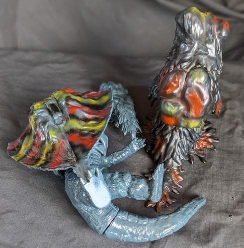 ヘドラセット「ゴジラ対ヘドラ」（Ｙ・ＭＳＦ）ソフビフィギュア４体セット