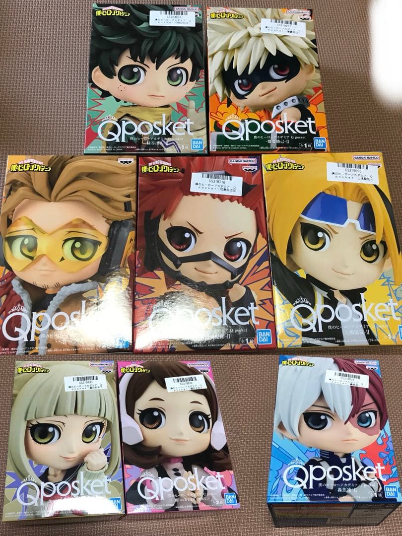 僕のヒーローアカデミア　Qposket フィギュアセット