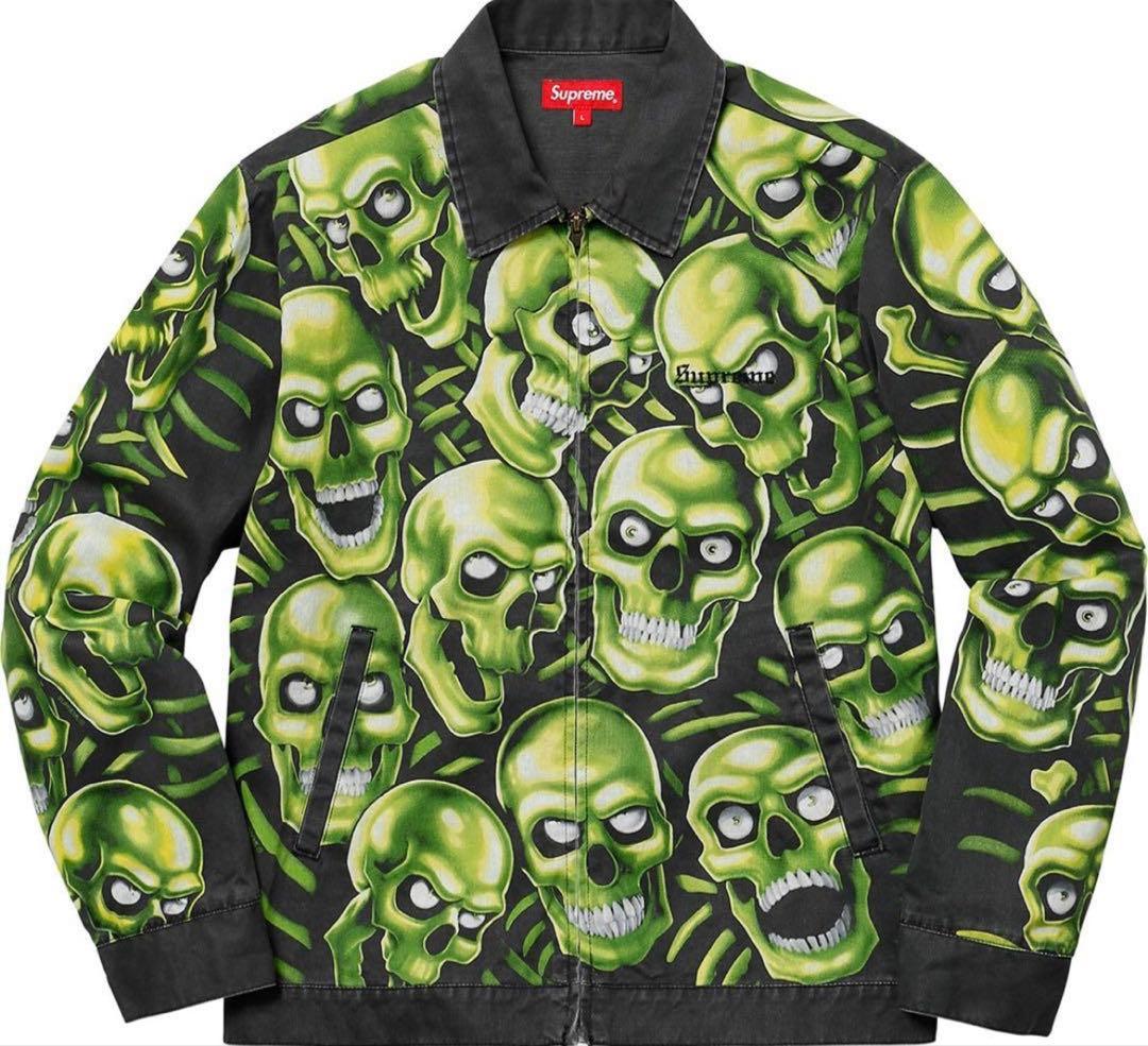 ジャケット・アウター Supreme Skull Pile Work Jacket 18SS