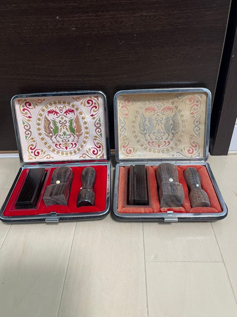 印鑑ハンコの素材12点セットです