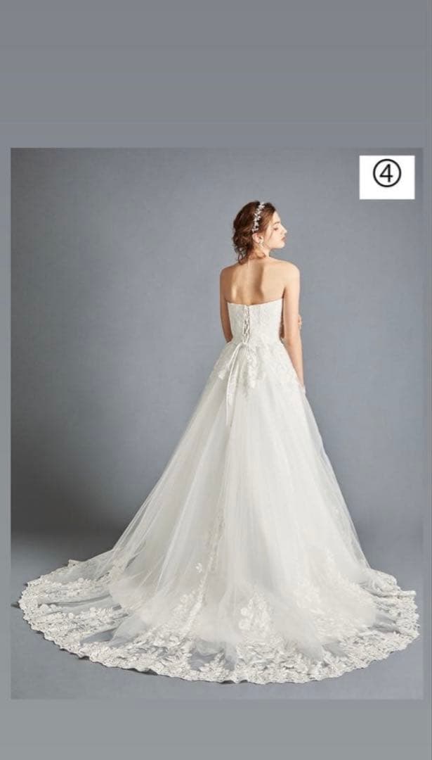 【期間限定値下げ】チュノアウェディング　ウェディングドレス（6点セット）