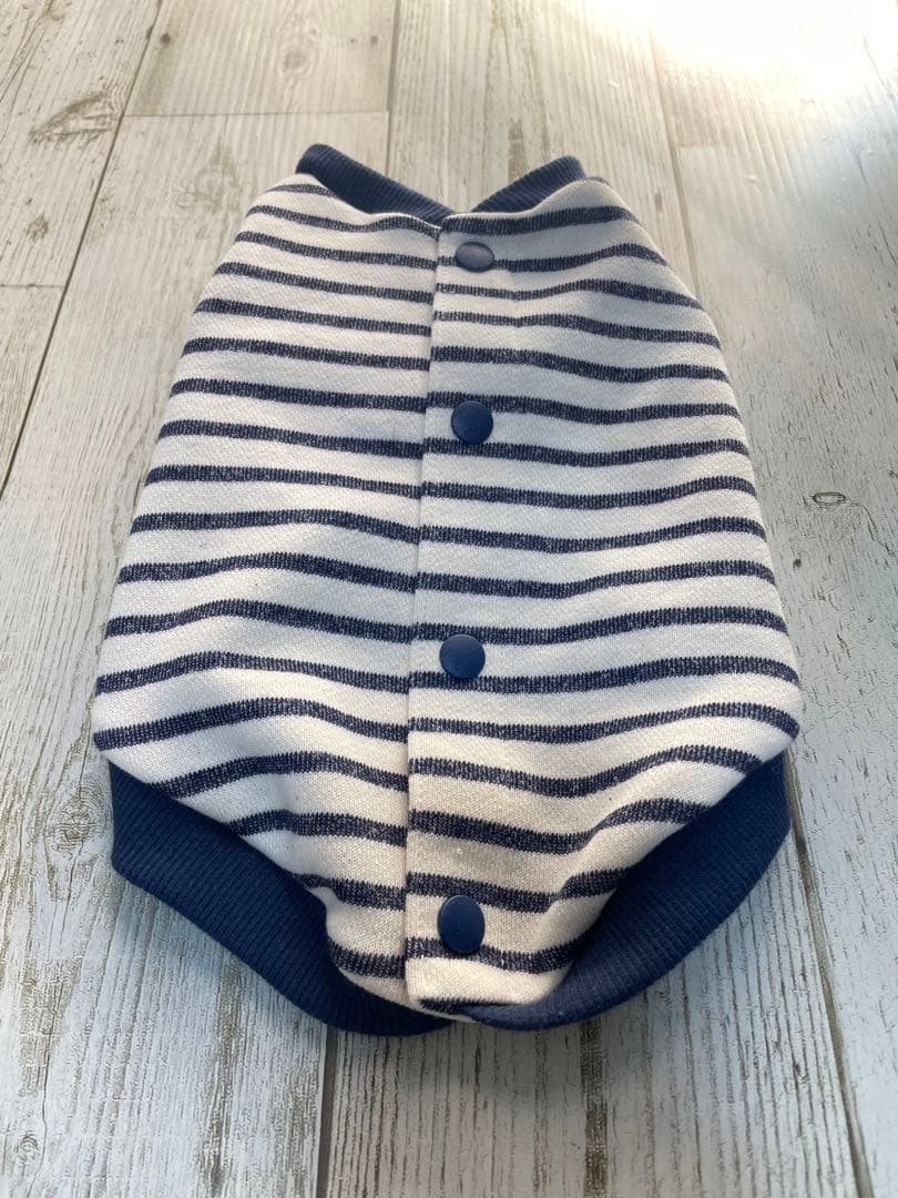 裏毛ボーダーニット