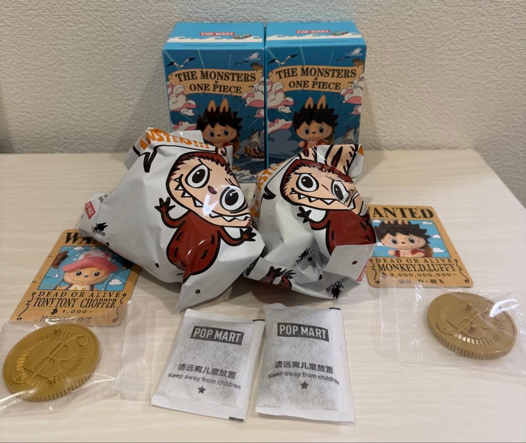 POPMARTXONE PIECE LABUBU ワンピース ルフィ　チョッパー
