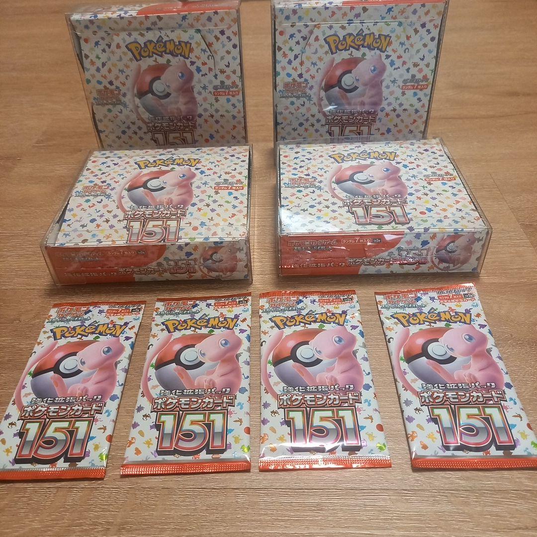 ポケモンカード151 3BOX+バラ24パック