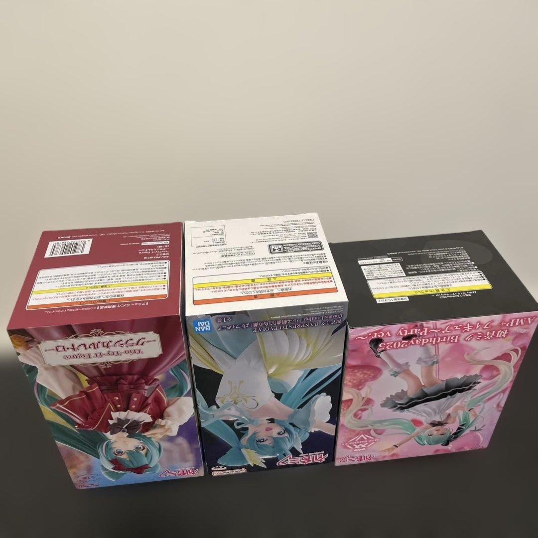 初音ミク　フィギュア　プライズ　セット