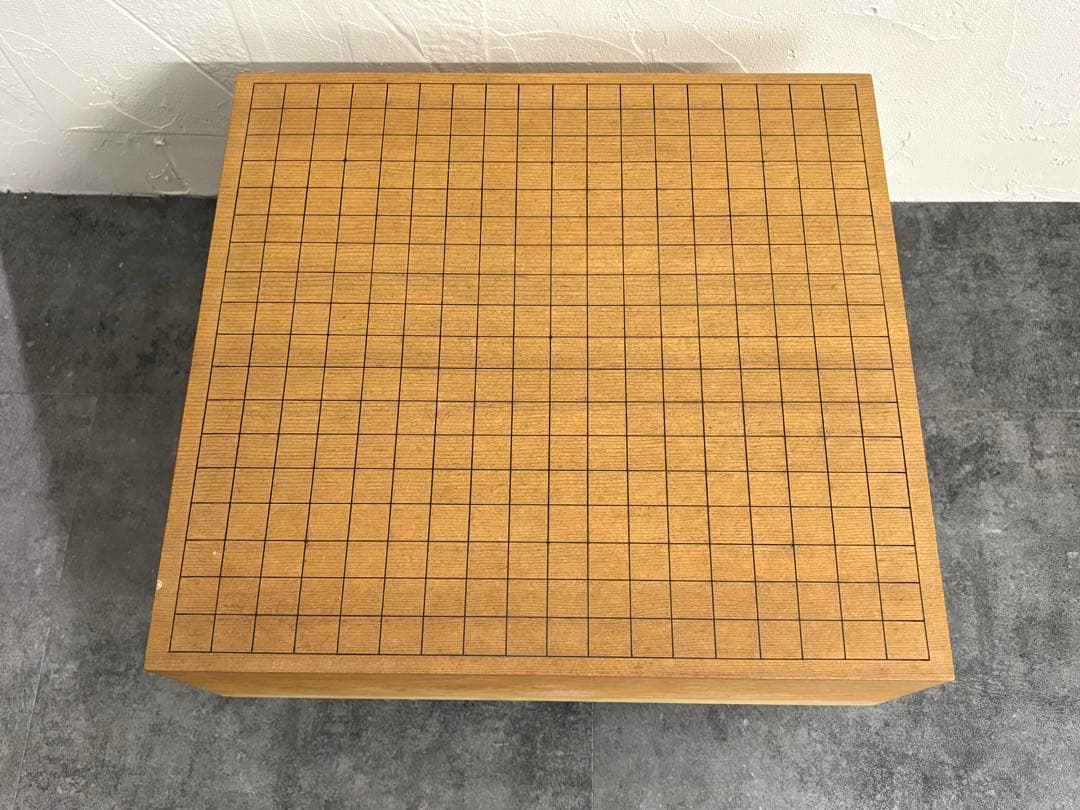 木製脚付き囲碁盤と碁石セット