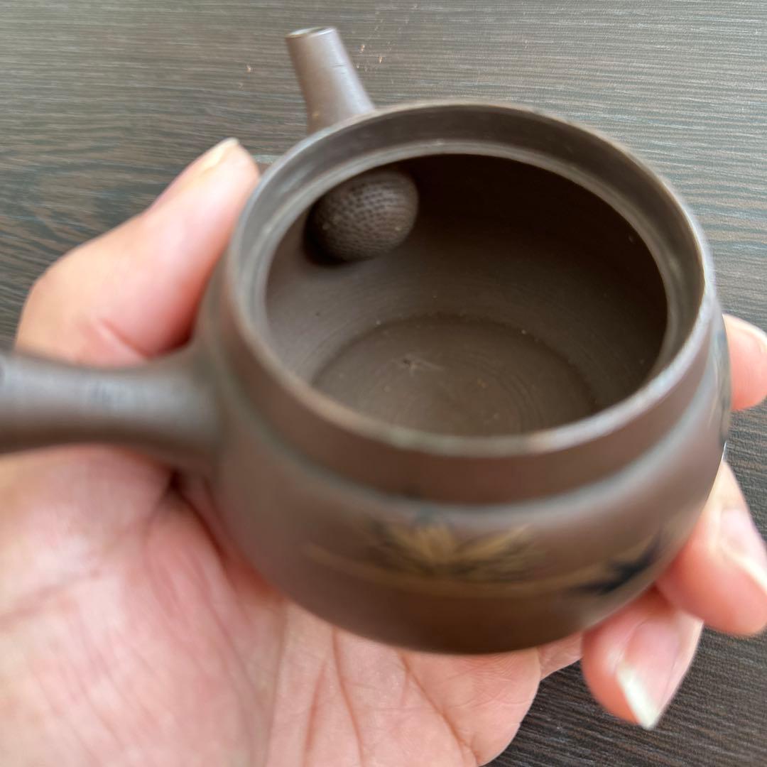 急須　ミニ急須　萬古焼　時代物