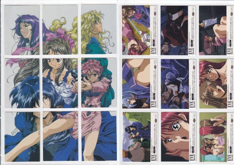 EVE　burst errorイヴ・バーストエラー　トレーディングカード２コンプ