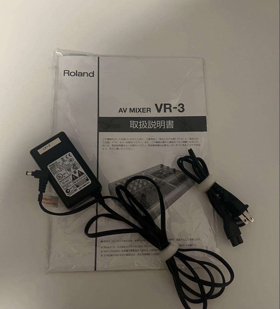 Roland VR-3 AVミキサー説明書 ACア ダプター付き ローランド