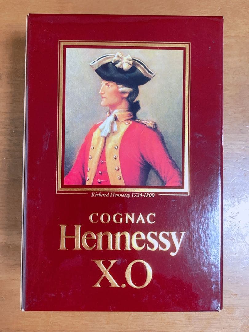 Hennessy X.O. コニャック　金キャップ　箱入り　未開栓