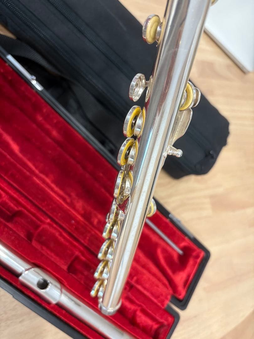 【ヤマハフルートYFL311】 頭部管銀製　Eメカ付き