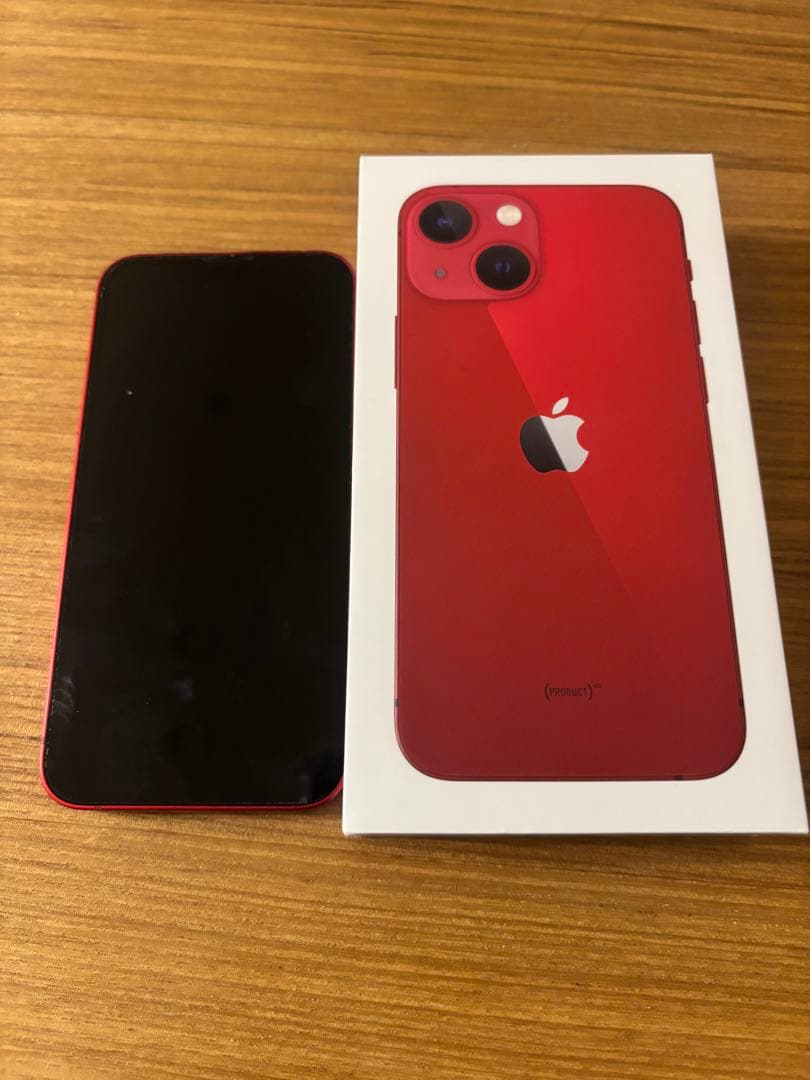 Apple iPhone 13mini(PRODUCT(RED)) 本体※傷
