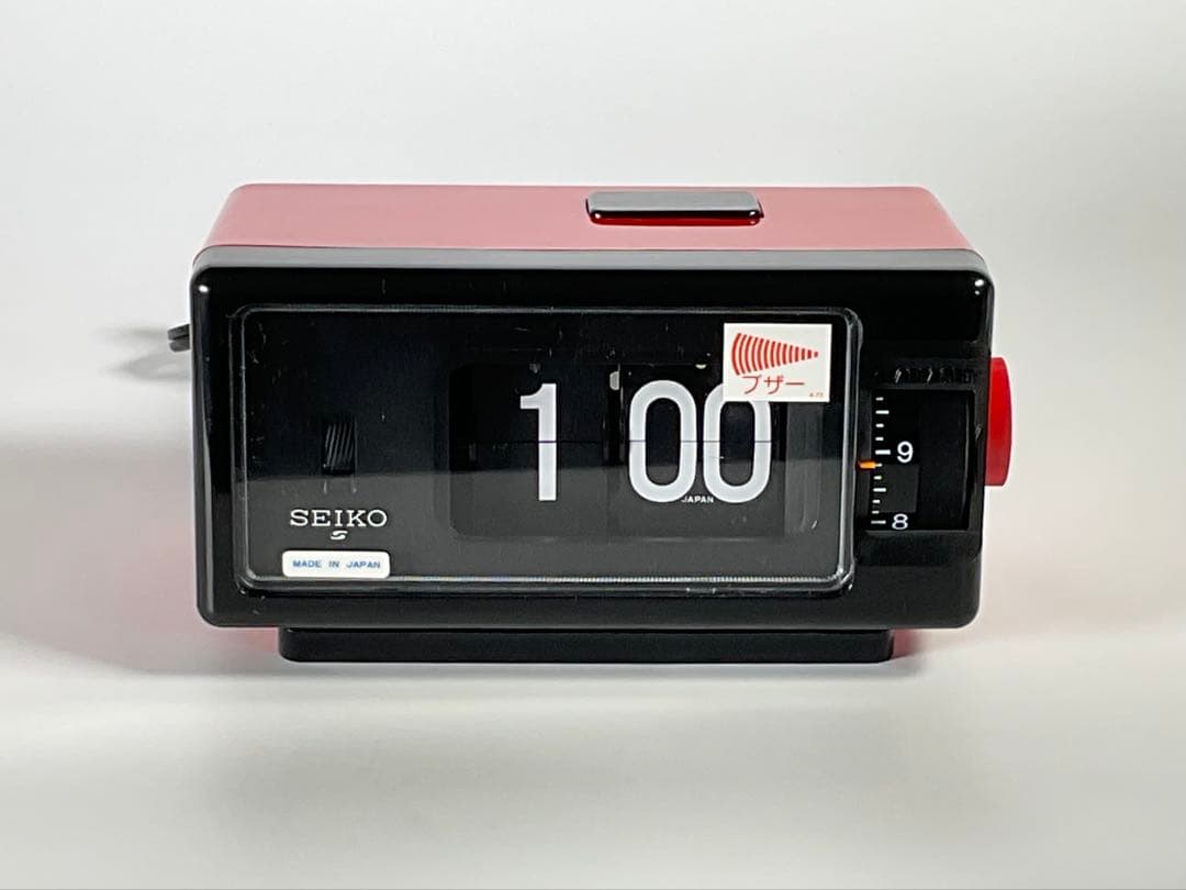 未使用　SEIKO　パタパタ時計　 デジタル クロック　DP 690 T　置時計