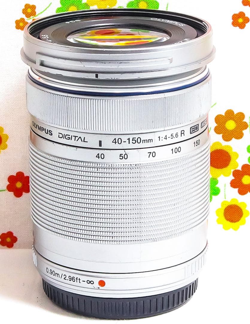 オリンパス M.ZUIKO 40‐150㎜☆望遠レンズ☆シルバー