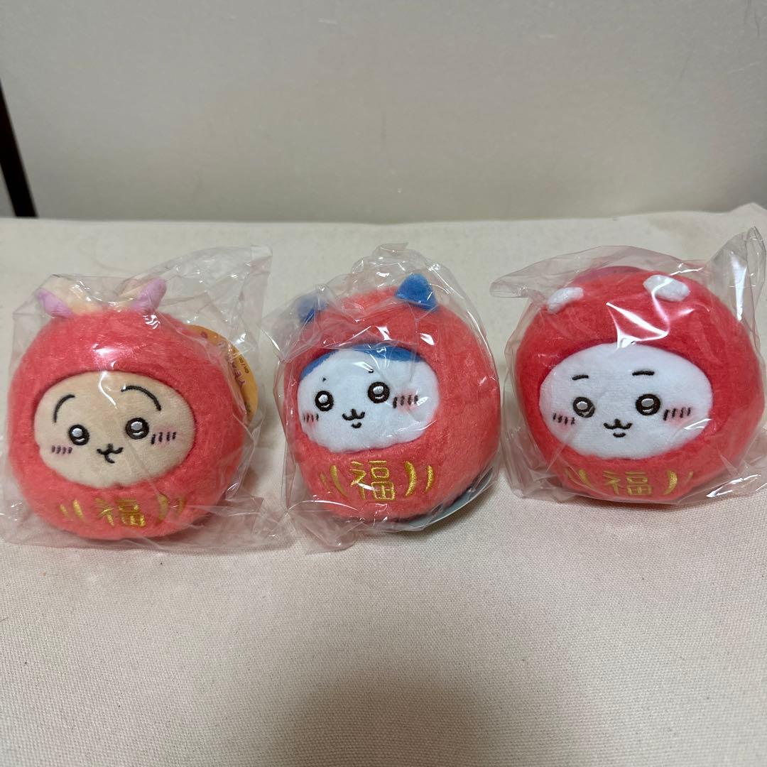 ちいかわ だるまになっちゃった！マスコット 3点