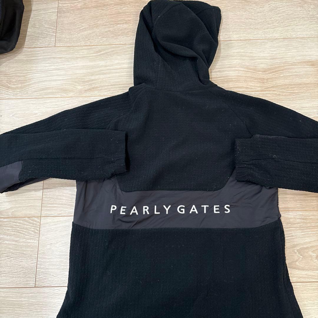 PEARLY GATES フード付きジャケット ブラック