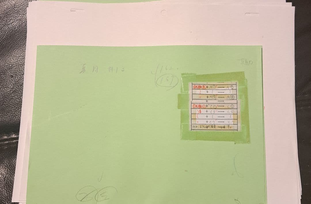 夏目友人帳 13話 直筆 原画 12枚 名取 小狐