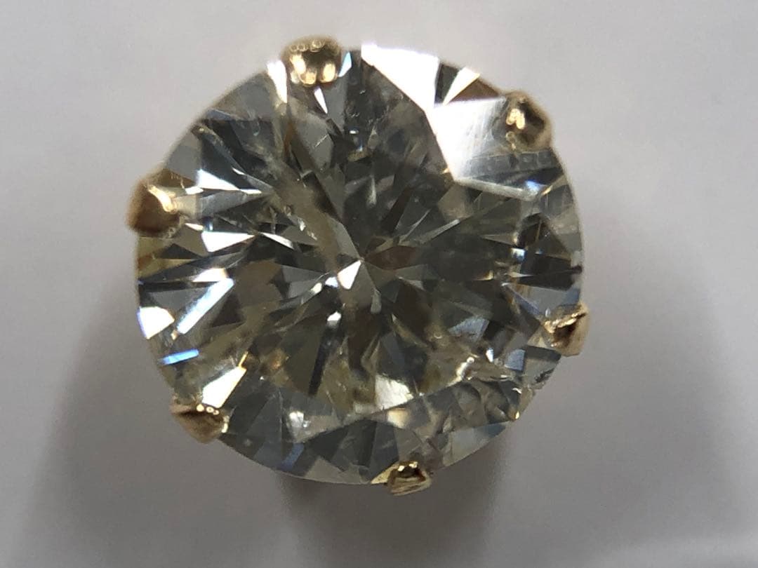 K18 0.952 ct K/L I-1 GOOD/VERY GOODピアス
