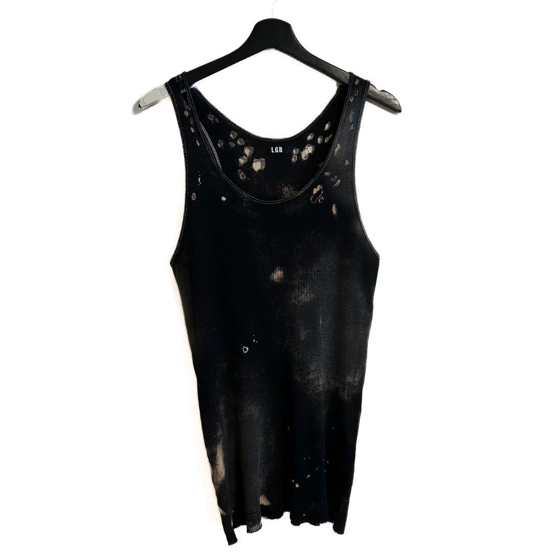 old L.G.B. ノースリーブカットソー ダメージ加工 名作 アーカイブ