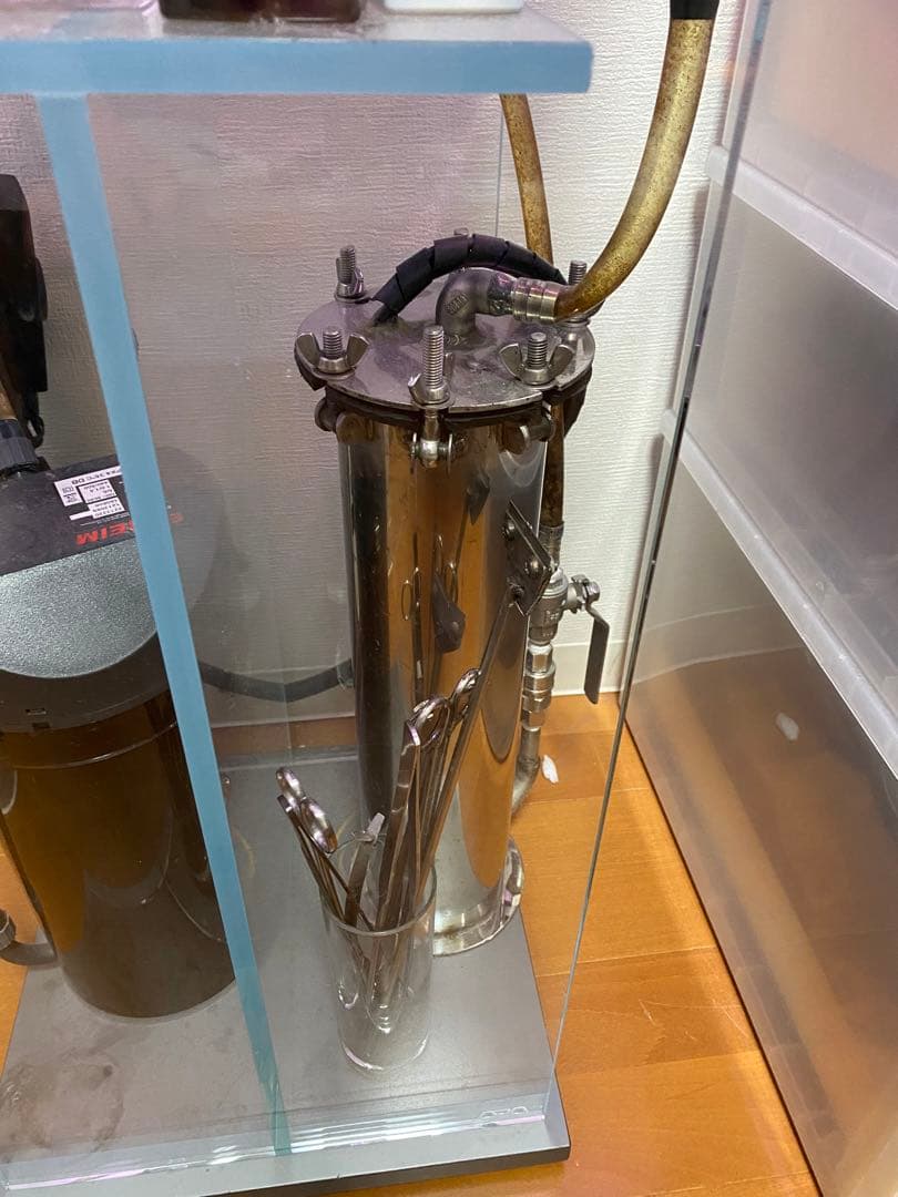 自作水槽用ステンレスインラインヒーター