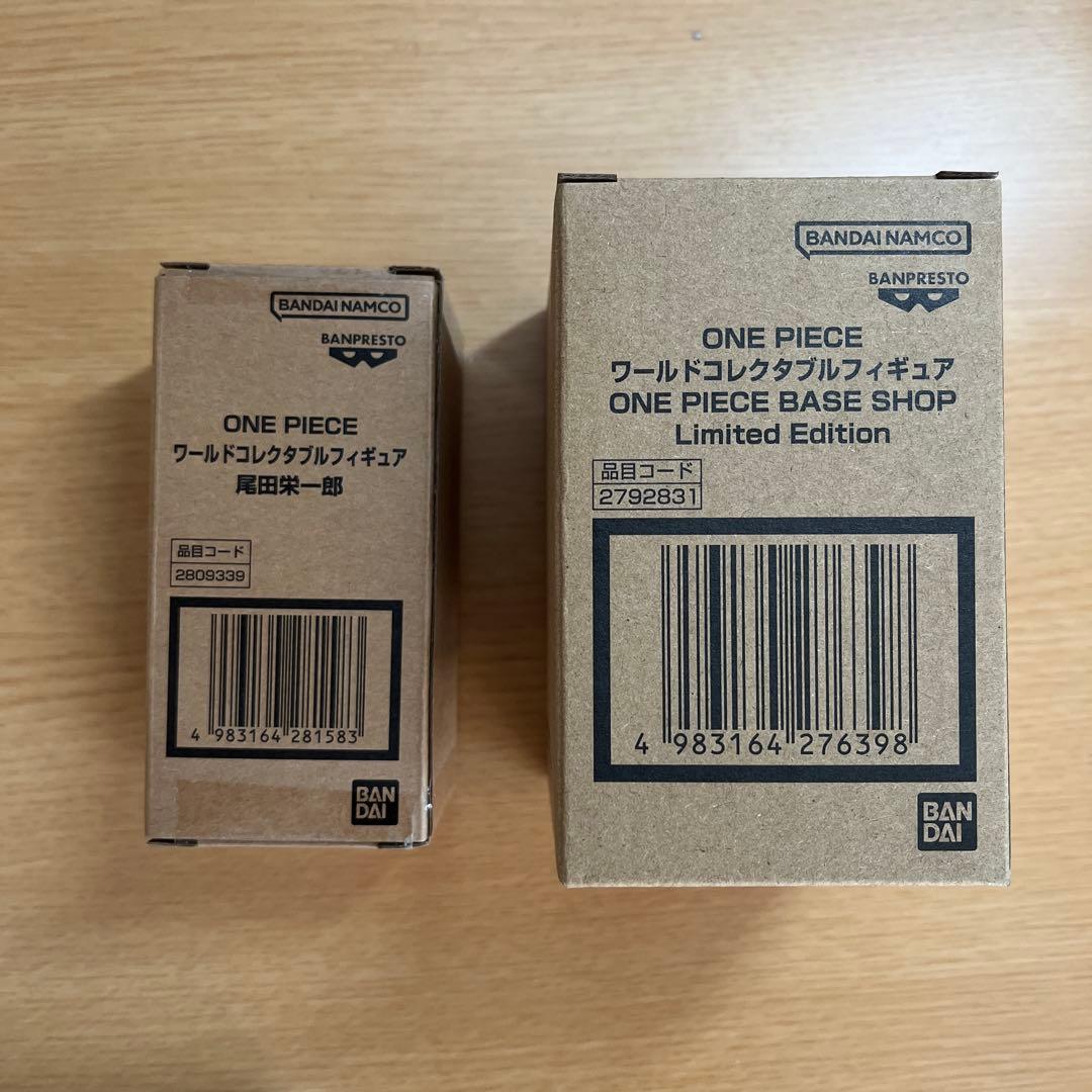 ワンピース ベースショップ ワールドコレクタブルフィギュア ルフィ&尾田栄一郎