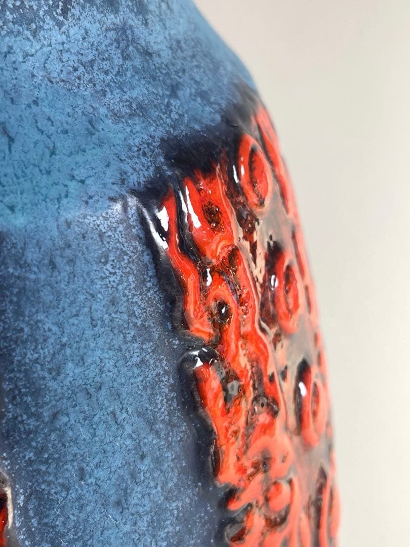 ヴィンテージ 西ドイツ Fat lava d&b フラワーベース 花器 花瓶