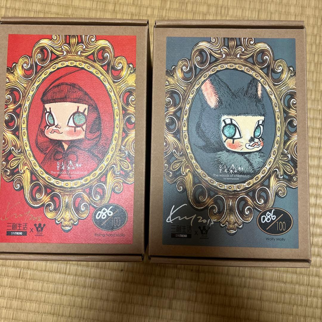 モリー　molly 赤ずきんちゃん　サイン入り　希少　絶版　popmart