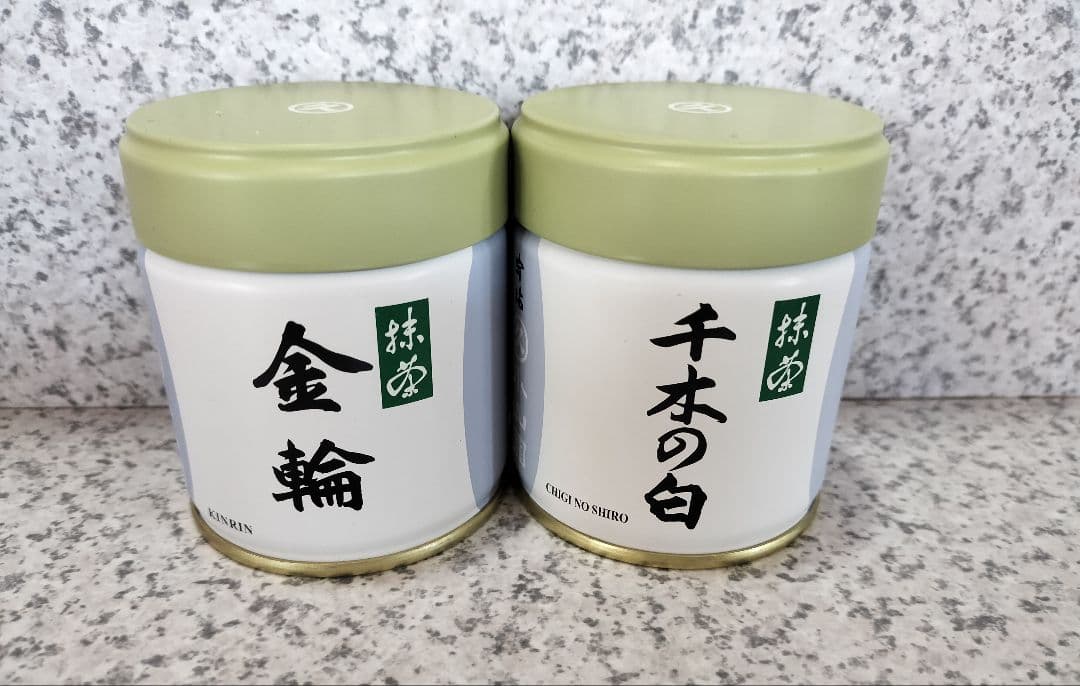 【説明欄必読】宇治 丸久小山園 抹茶 金輪40g缶 千木の白40g缶【転売禁止】